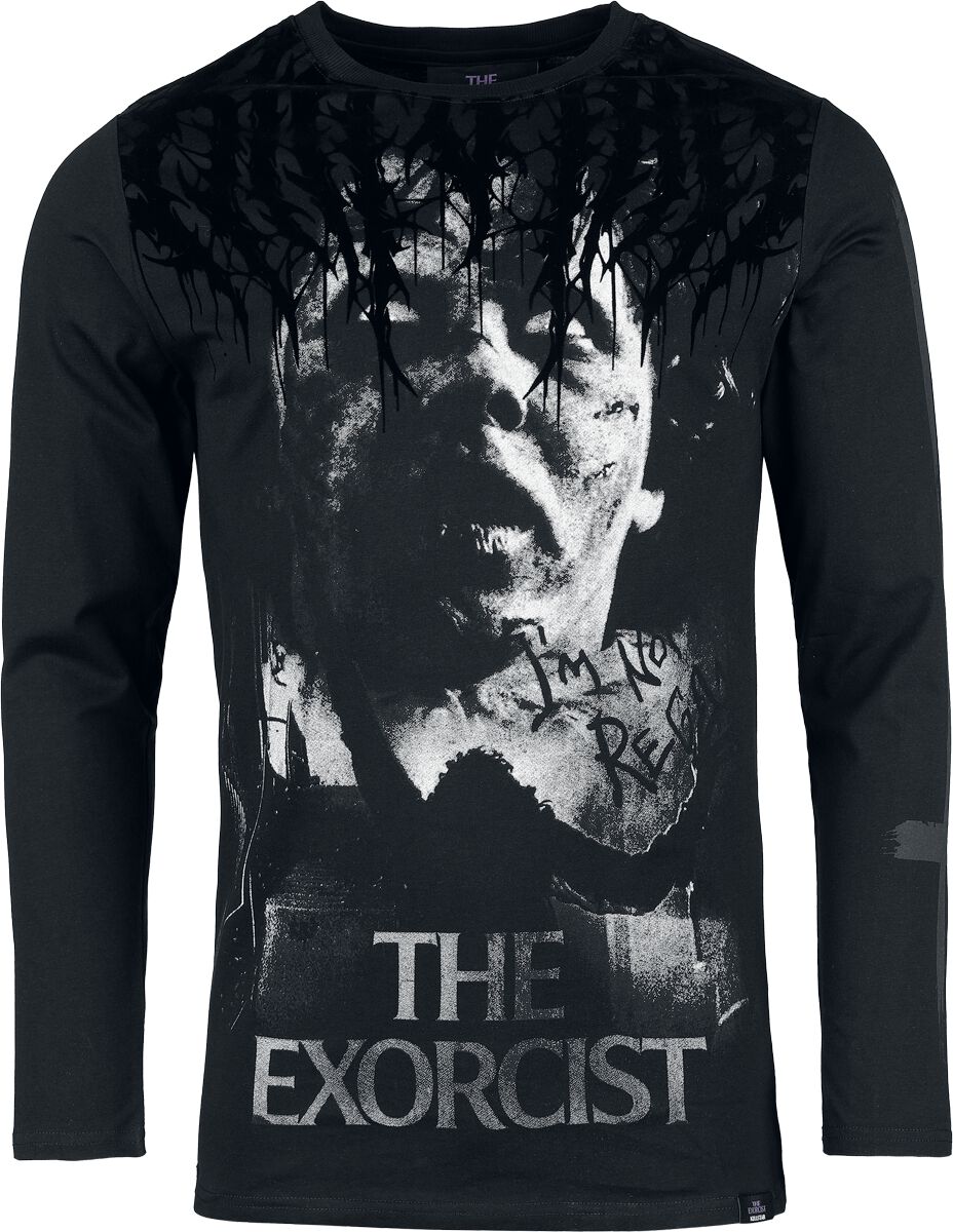 T-shirt manches longues Gothic de The Exorcist by Killstar - I'm Not Regan Long Sleeved T-Shirt - XS à 4XL - pour Homme - noir - The Exorcist by Killstar