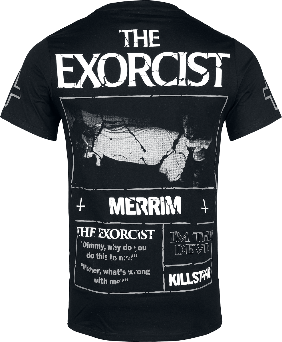 T-Shirt Manches courtes Gothic de The Exorcist by Killstar - Unclean Spirit T-Shirt - XS à M - pour Homme - noir - The Exorcist by Killstar - View 2