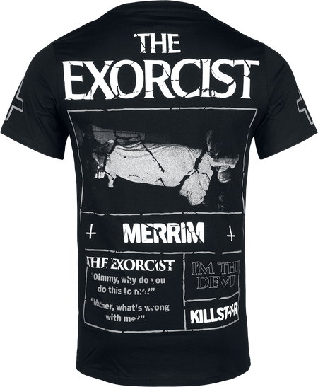 T-Shirt Manches courtes Gothic de The Exorcist by Killstar - Unclean Spirit T-Shirt - XS à M - pour Homme - noir - The Exorcist by Killstar - View 2