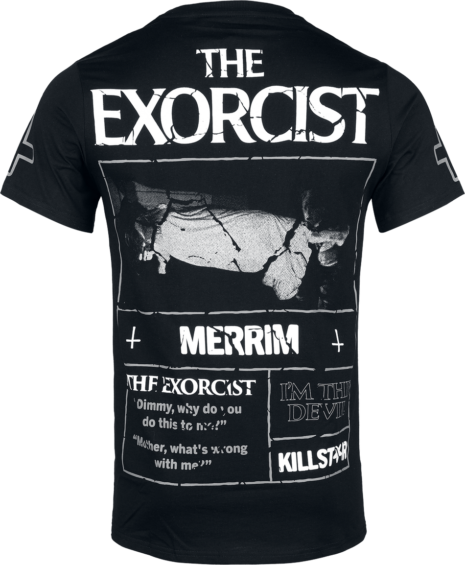 T-Shirt Manches courtes Gothic de The Exorcist by Killstar - Unclean Spirit T-Shirt - XS à M - pour Homme - noir - The Exorcist by Killstar - View 2