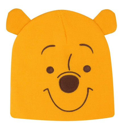 Bonnet Disney de Winnie L'Ourson - Pooh Face - pour Femme - jaune - Winnie L'Ourson