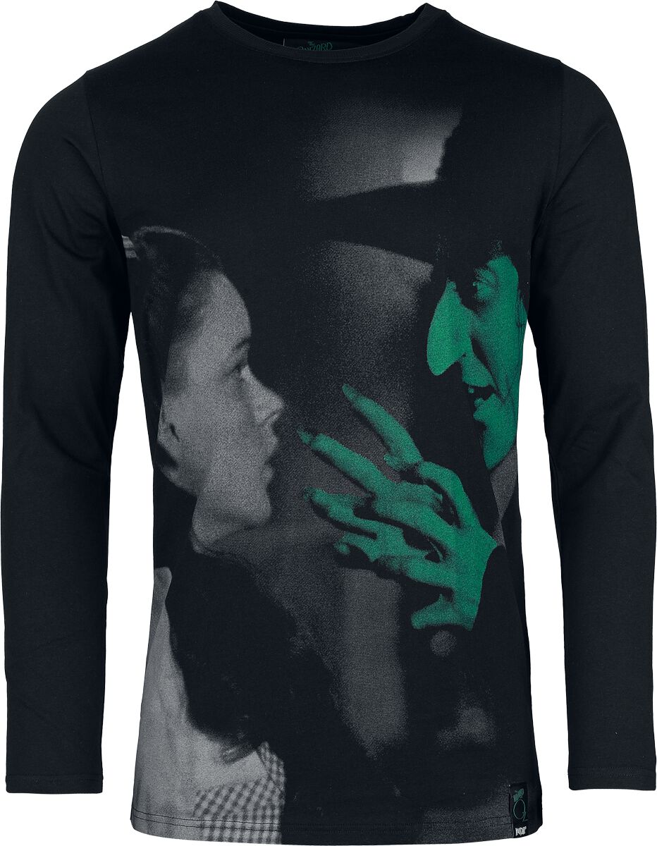 T-Shirt Manches courtes Gothic de Le Magicien d'Oz par Killstar - Wicked Witch - Haut Manches Longue - XS à M - pour Homme - noir - Le Magicien d'Oz par Killstar