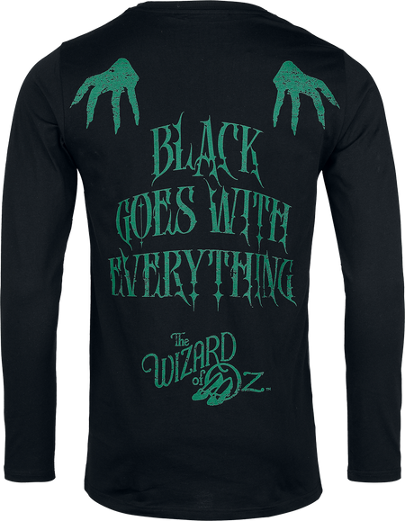 T-Shirt Manches courtes Gothic de Le Magicien d'Oz par Killstar - Wicked Witch - Haut Manches Longue - XS à M - pour Homme - noir - Le Magicien d'Oz par Killstar - View 2