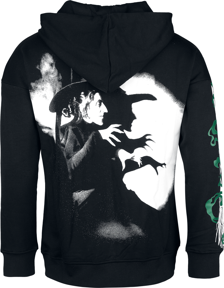 Sweat-shirt zippé à capuche Gothic de Le Magicien d'Oz par Killstar - The Witch is Dead - Sweat à Capuche - XS à M - pour Homme - noir - Le Magicien d'Oz par Killstar - View 2