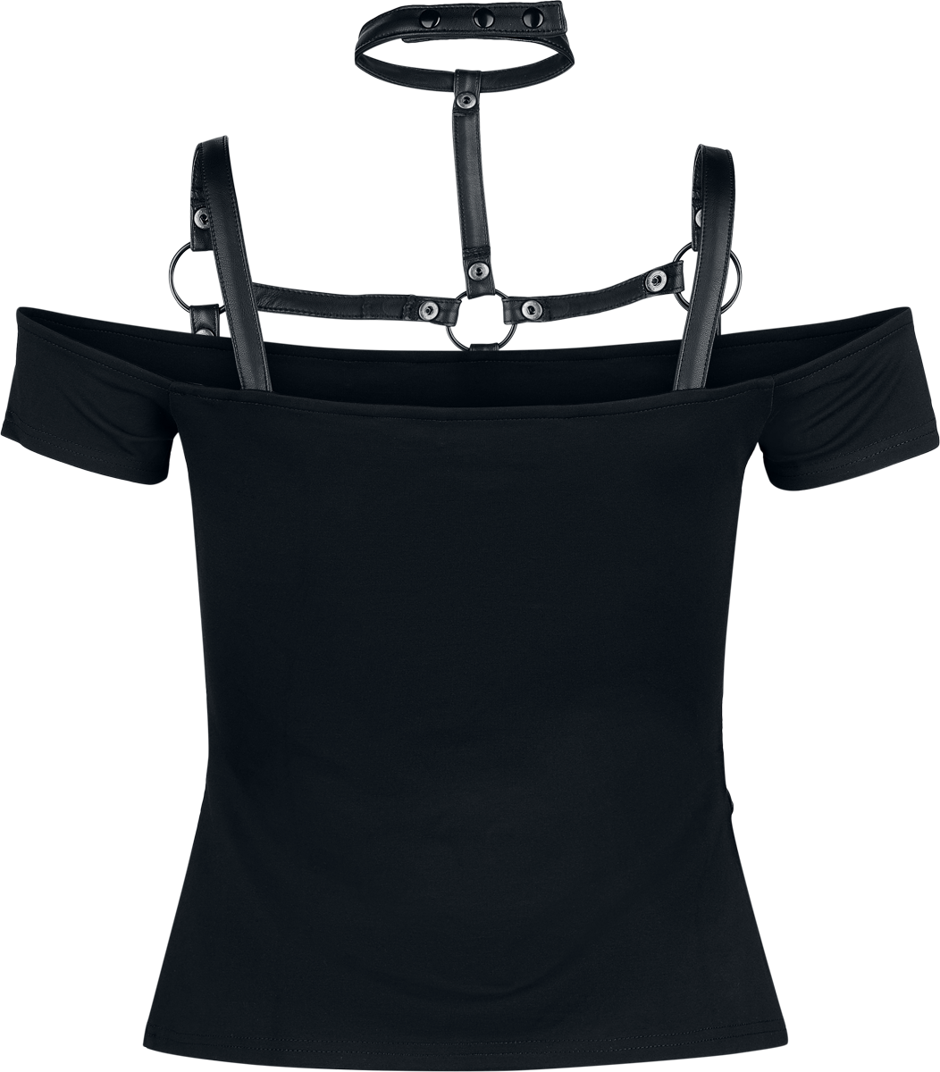 Top Gothic de KIHILIST by KILLSTAR - Tenebris Tribe Top - XS à 4XL - pour Femme - noir - KIHILIST by KILLSTAR - View 2