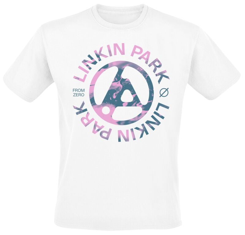 T-Shirt Manches courtes  de Linkin Park - From Zero Spill - S à 5XL - pour Homme - blanc - Linkin Park