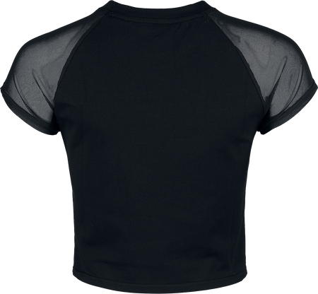 T-Shirt Manches courtes Gothic de Le Magicien d'Oz par Killstar - I Wish I Wasn't There Baby Tee - XS à XXL - pour Femme - noir - Le Magicien d'Oz par Killstar - View 2