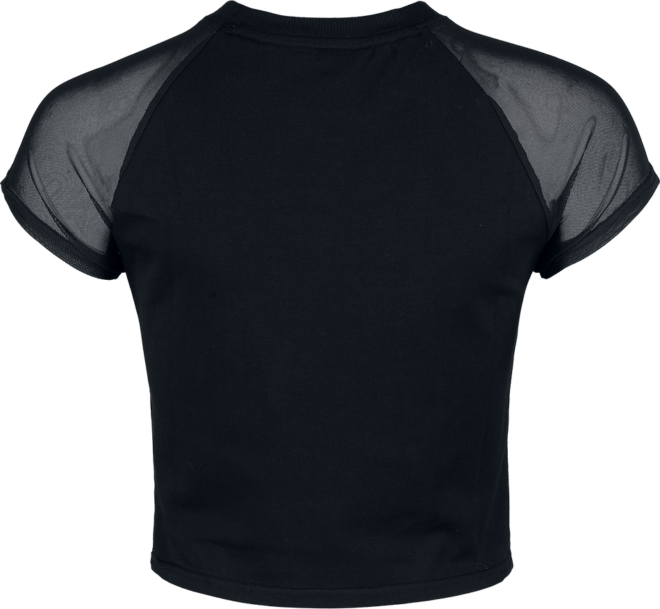 T-Shirt Manches courtes Gothic de Le Magicien d'Oz par Killstar - I Wish I Wasn't There Baby Tee - XS à XXL - pour Femme - noir - Le Magicien d'Oz par Killstar - View 2