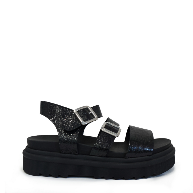 Tongs Gothic de Altercore - Nirvana - EU36 à EU41 - pour Femme - noir - Altercore - View 2