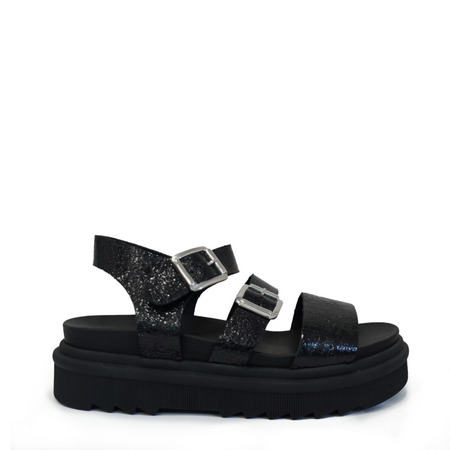 Tongs Gothic de Altercore - Nirvana - EU36 à EU41 - pour Femme - noir - Altercore - View 2