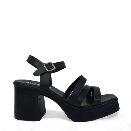 Tongs Gothic de Altercore - Pia - EU36 à EU40 - pour Femme - noir - Altercore - View 2