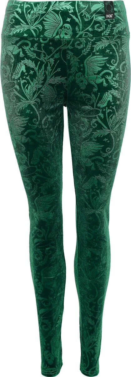 Legging Gothic de Le Magicien d'Oz par Killstar - Emerald Envy - Leggings - XS à S - pour Femme - vert - Le Magicien d'Oz par Killstar