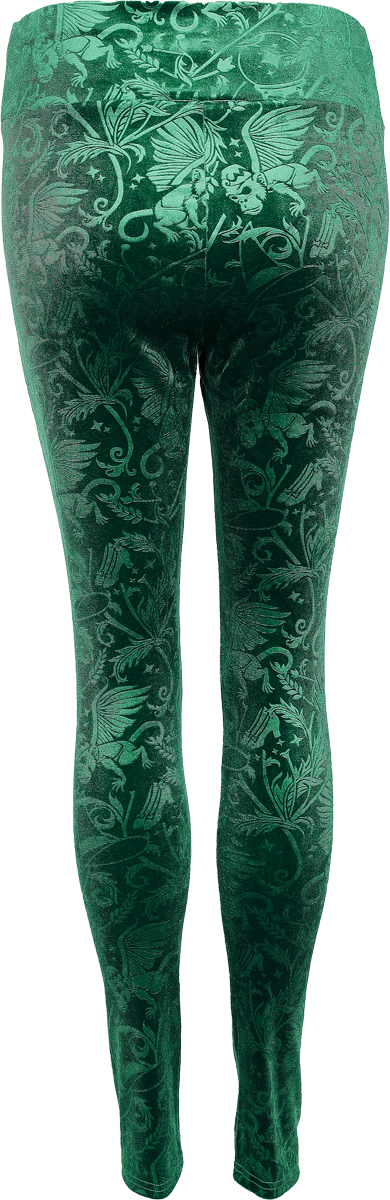 Legging Gothic de Le Magicien d'Oz par Killstar - Emerald Envy - Leggings - S à XL - pour Femme - vert - Le Magicien d'Oz par Killstar - View 2