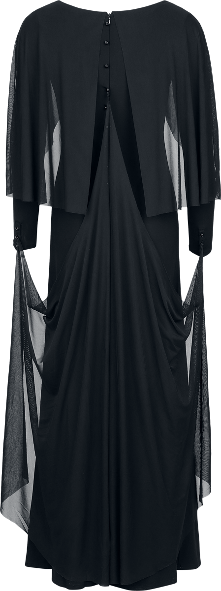 Robe longue Gothic de Le Magicien d'Oz par Killstar - Under Her Spell - Robe Longue - XS à S - pour Femme - noir - Le Magicien d'Oz par Killstar - View 2