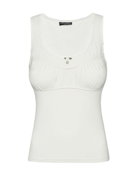 Top  de Vive Maria - Summer Lolita - Débardeur - XS à XXL - pour Femme - crème - Vive Maria