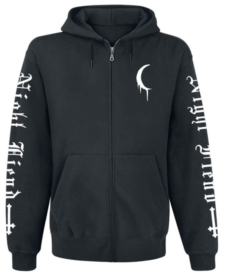 Sweat-shirt zippé à capuche Gothic de Blackcraft Cult - Nocturnal FB Zip Hoodie - M à XXL - pour Homme - noir - Blackcraft Cult
