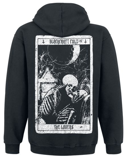 Sweat-shirt zippé à capuche Gothic de Blackcraft Cult - Lovers Tarot FB Zip Hoodie - M à XXL - pour Homme - noir - Blackcraft Cult - View 2