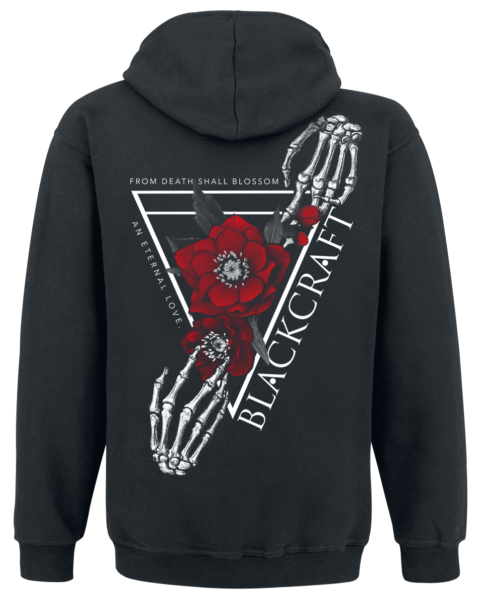 Sweat-shirt zippé à capuche Gothic de Blackcraft Cult - Eternal Love FB Zip Hoodie - L à XL - pour Homme - noir - Blackcraft Cult - View 2