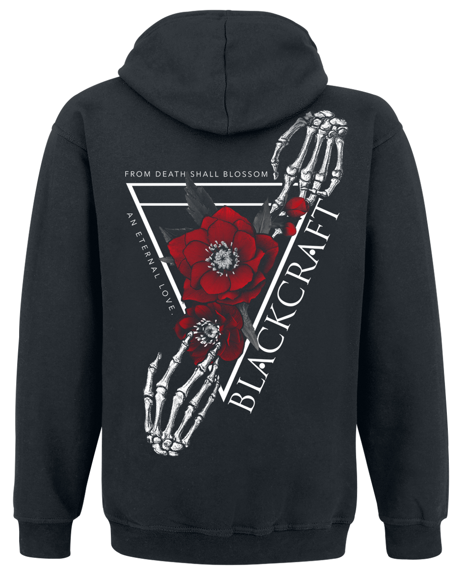 Sweat-shirt zippé à capuche Gothic de Blackcraft Cult - Eternal Love FB Zip Hoodie - L à XL - pour Homme - noir - Blackcraft Cult - View 2