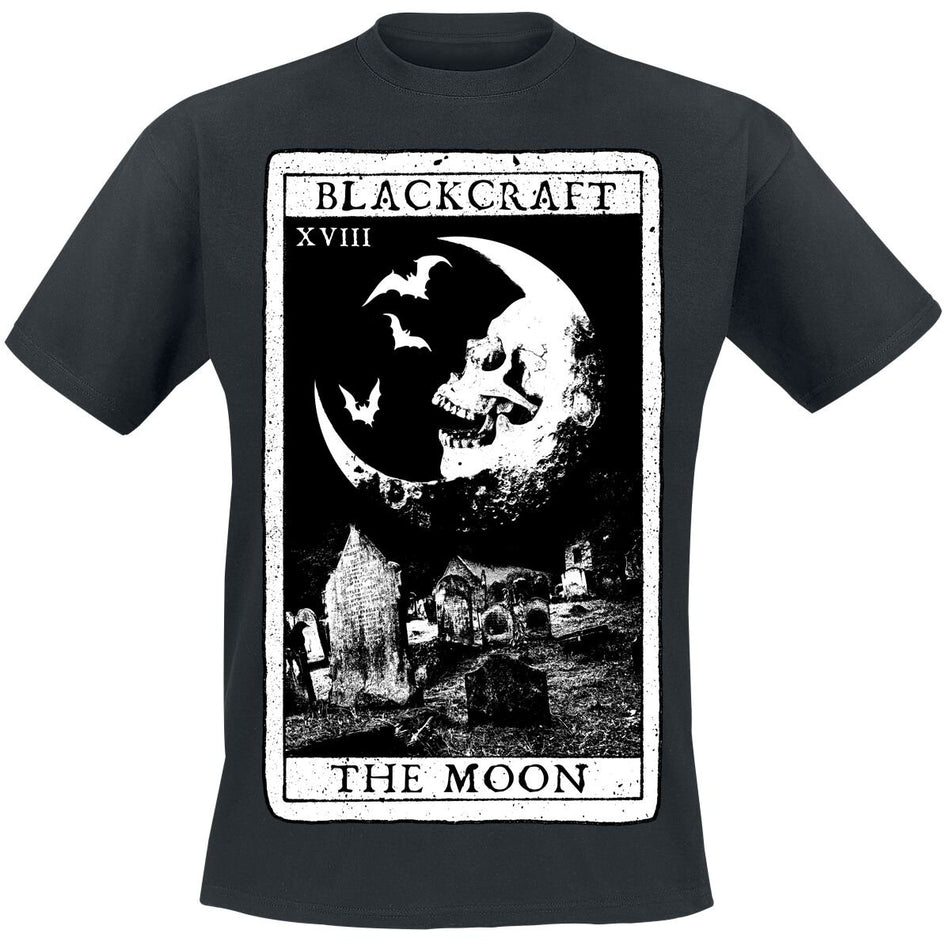 T-Shirt Manches courtes Gothic de Blackcraft Cult - The Moon Tarot - T-shirt - M à 4XL - pour Homme - noir - Blackcraft Cult