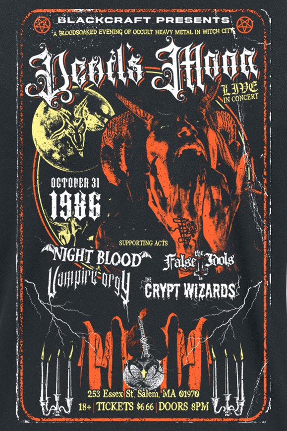 T-Shirt Manches courtes Gothic de Blackcraft Cult - 1986 Orgy - T-shirt - M - pour Homme - noir - Blackcraft Cult - View 2