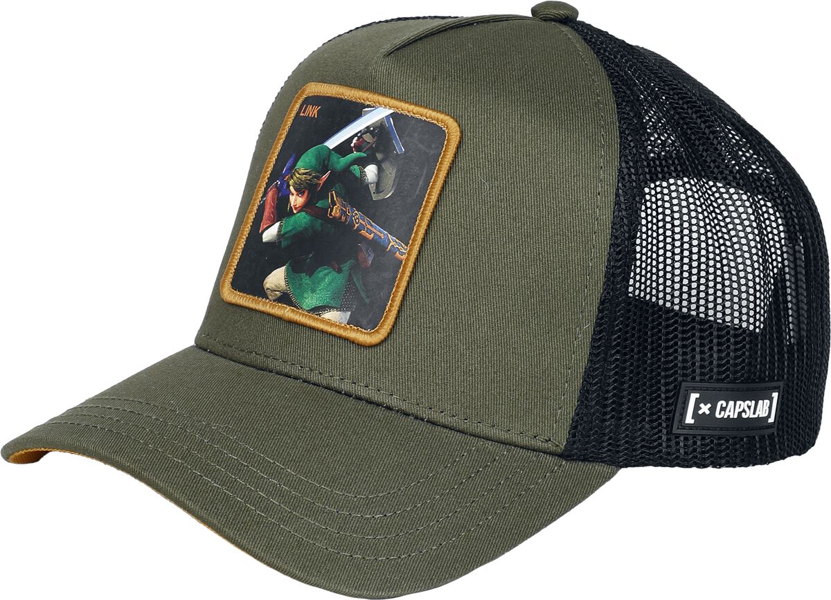 Casquette Gaming de The Legend Of Zelda - Link - pour Homme - kaki - The Legend Of Zelda