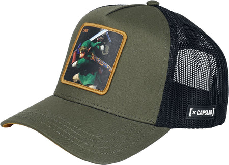 Casquette Gaming de The Legend Of Zelda - Link - pour Homme - kaki - The Legend Of Zelda