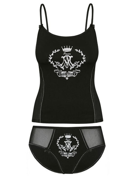 Sous-vêtement Rockabilly de Vive Maria - Princess Revival Set - S à XXL - pour Femme - noir - Vive Maria