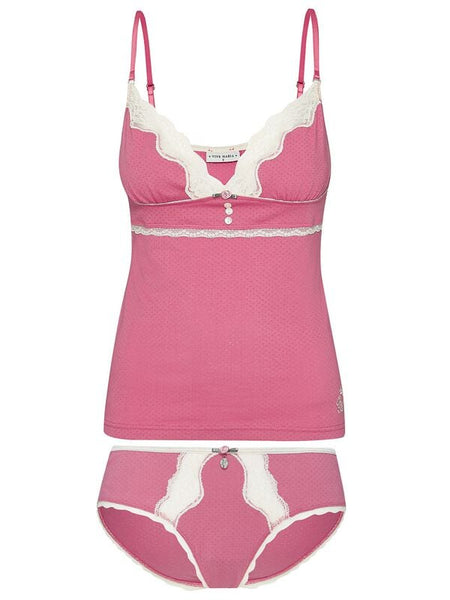 Sous-vêtement Rockabilly de Vive Maria - Pink Princess Set - XS à XL - pour Femme - rouge/blanc - Vive Maria