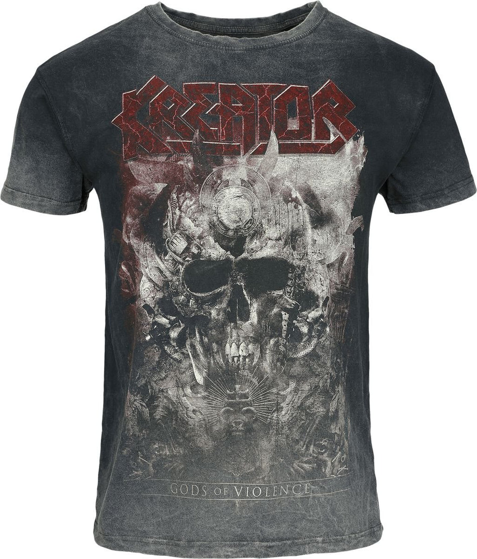T-Shirt Manches courtes  de Kreator - Gods Of Violence - S à 4XL - pour Homme - anthracite - Kreator