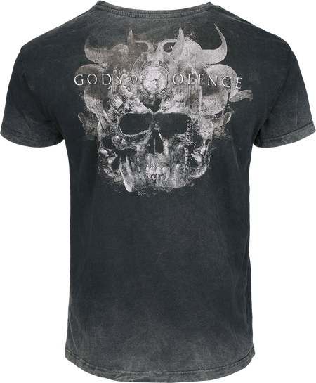 T-Shirt Manches courtes  de Kreator - Gods Of Violence - S à 4XL - pour Homme - anthracite - Kreator - View 2