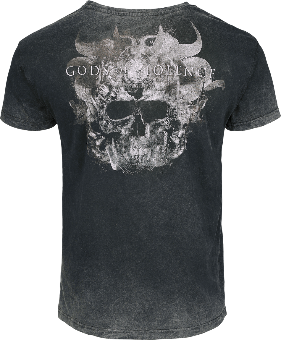 T-Shirt Manches courtes  de Kreator - Gods Of Violence - S à 4XL - pour Homme - anthracite - Kreator - View 2