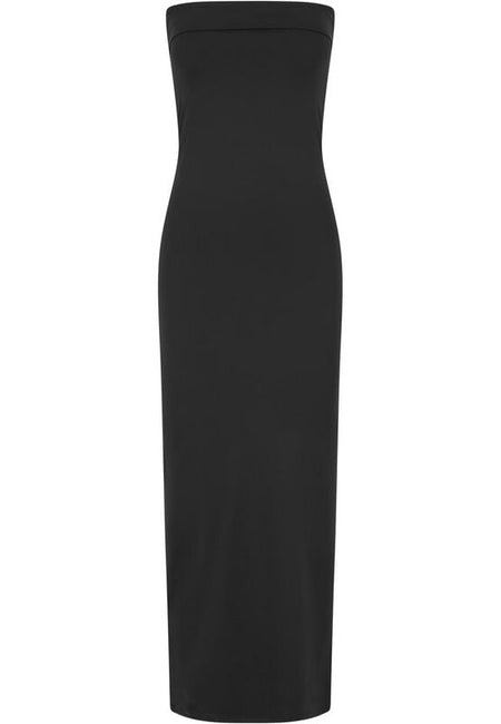 Robe mi-longue  de Urban Classics - XS à XL - pour Femme - noir - Urban Classics