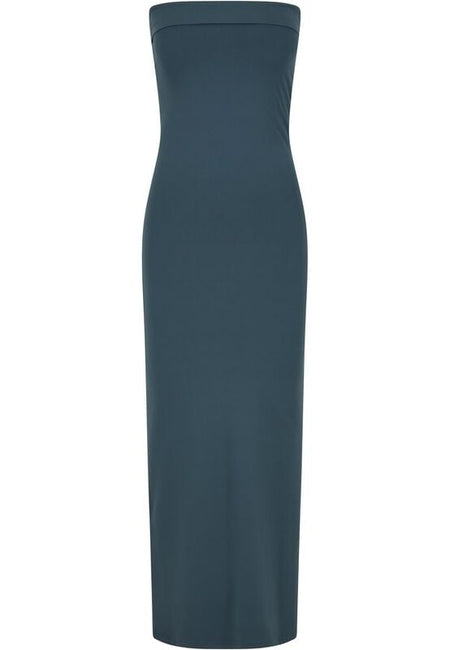 Robe mi-longue  de Urban Classics - XS à XL - pour Femme - vert bouteille - Urban Classics