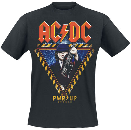 T-Shirt Manches courtes  de AC/DC - PWRUP European Tour 2024 - S à 5XL - pour Homme - noir - AC/DC