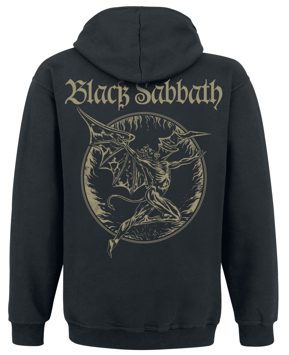 Sweat-shirt à capuche  de Black Sabbath - Demon Fire Circle - S à XXL - pour Homme - noir - Black Sabbath - View 2