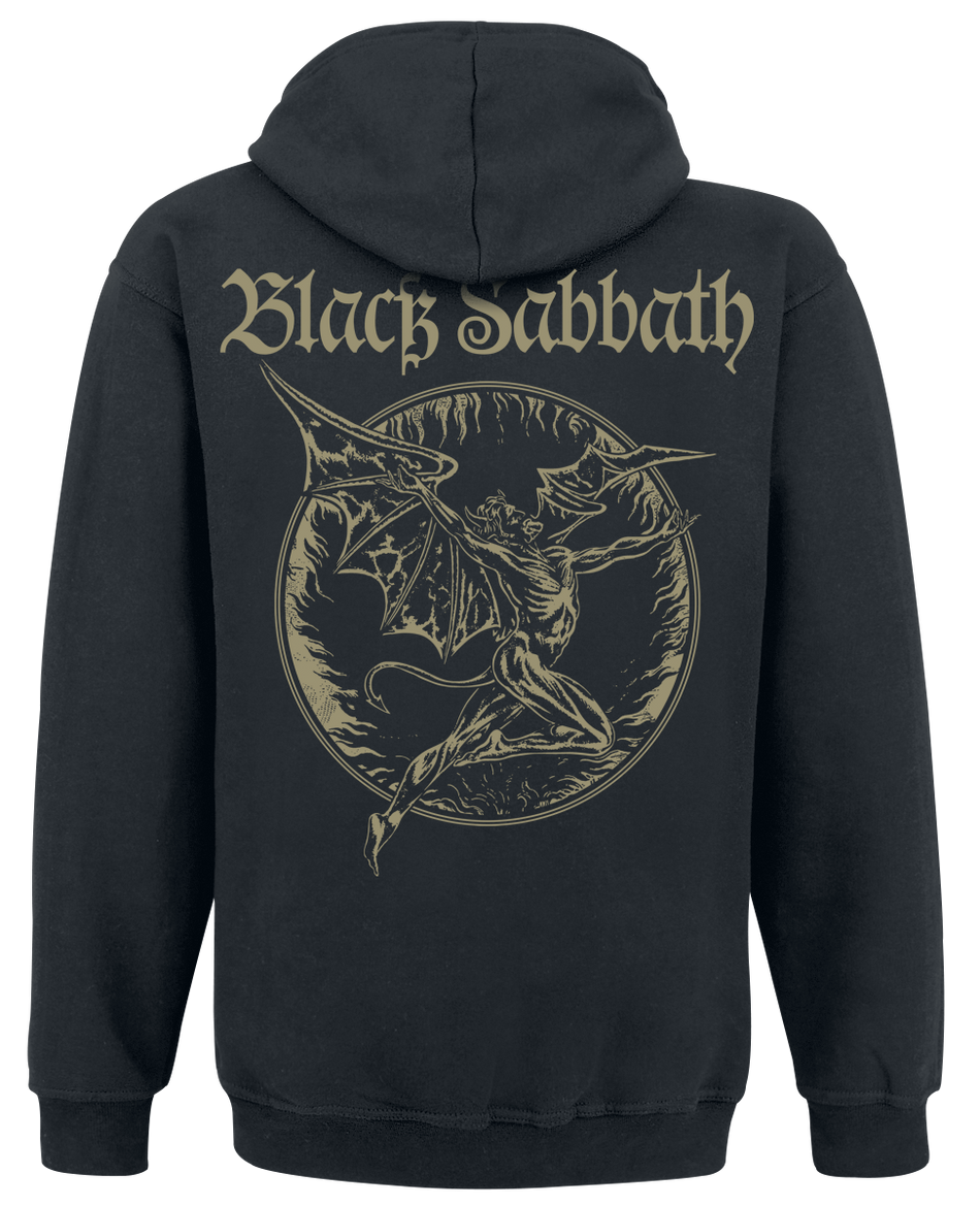 Sweat-shirt à capuche  de Black Sabbath - Demon Fire Circle - S à XXL - pour Homme - noir - Black Sabbath - View 2