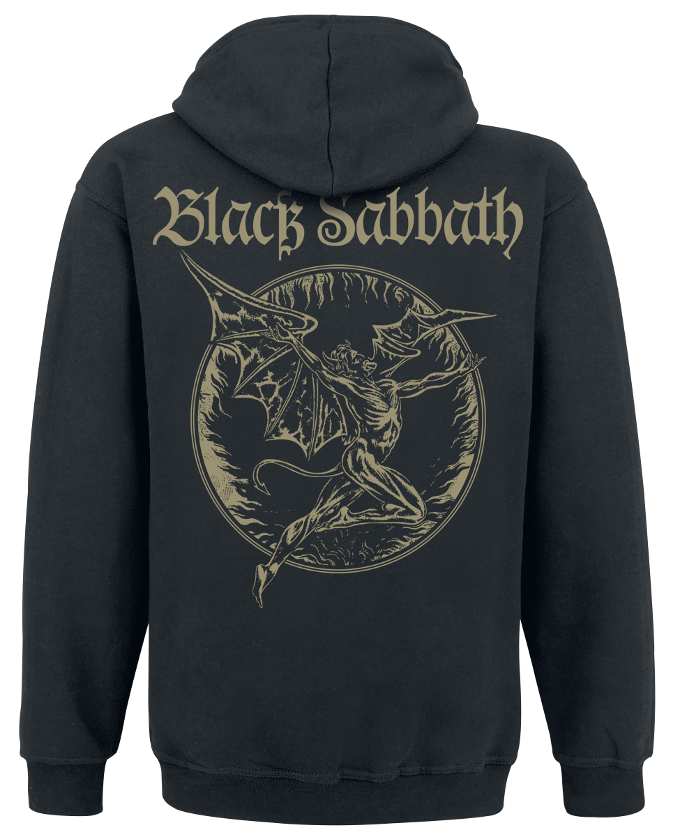 Sweat-shirt à capuche  de Black Sabbath - Demon Fire Circle - S à XXL - pour Homme - noir - Black Sabbath - View 2