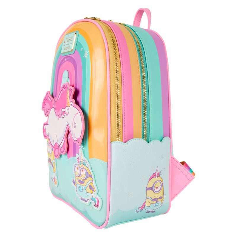 Mini Sac À Dos  de Les Minions - Loungefly - Fluffy Unicorn - pour Femme - multicolore - Les Minions