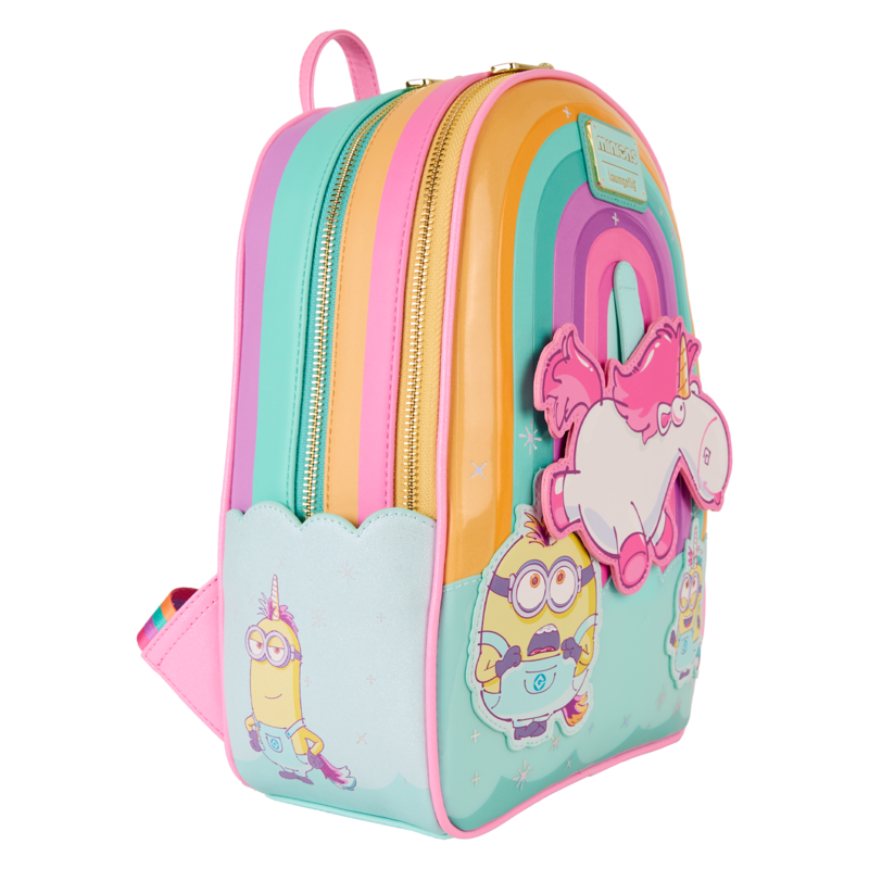 Mini Sac À Dos  de Les Minions - Loungefly - Fluffy Unicorn - pour Femme - multicolore - Les Minions - View 2