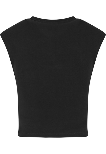 Top  de Urban Classics - Crop Top Cache-Cœur - XS à XL - pour Femme - noir - Urban Classics - View 2