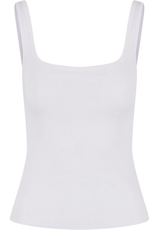 Top  de Urban Classics - Débardeurs Côtelés (Lot de 2) - XS à L - pour Femme - noir/blanc - Urban Classics - View 2