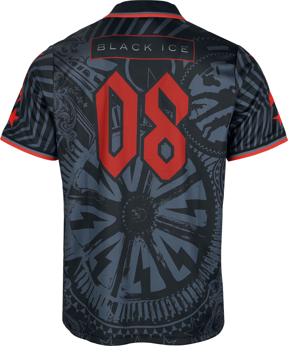 Jersey  de AC/DC - Amplified Collection - Black Ice Rock FC - S à 5XL - pour Homme - multicolore - AC/DC - View 2