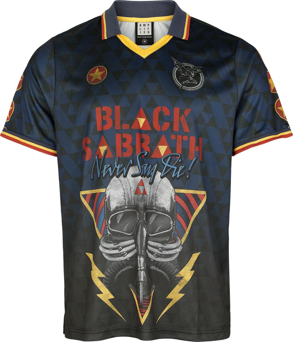 Jersey  de Black Sabbath - Amplified Collection - Never Say Die Rock FC - M à 3XL - pour Homme - multicolore - Black Sabbath