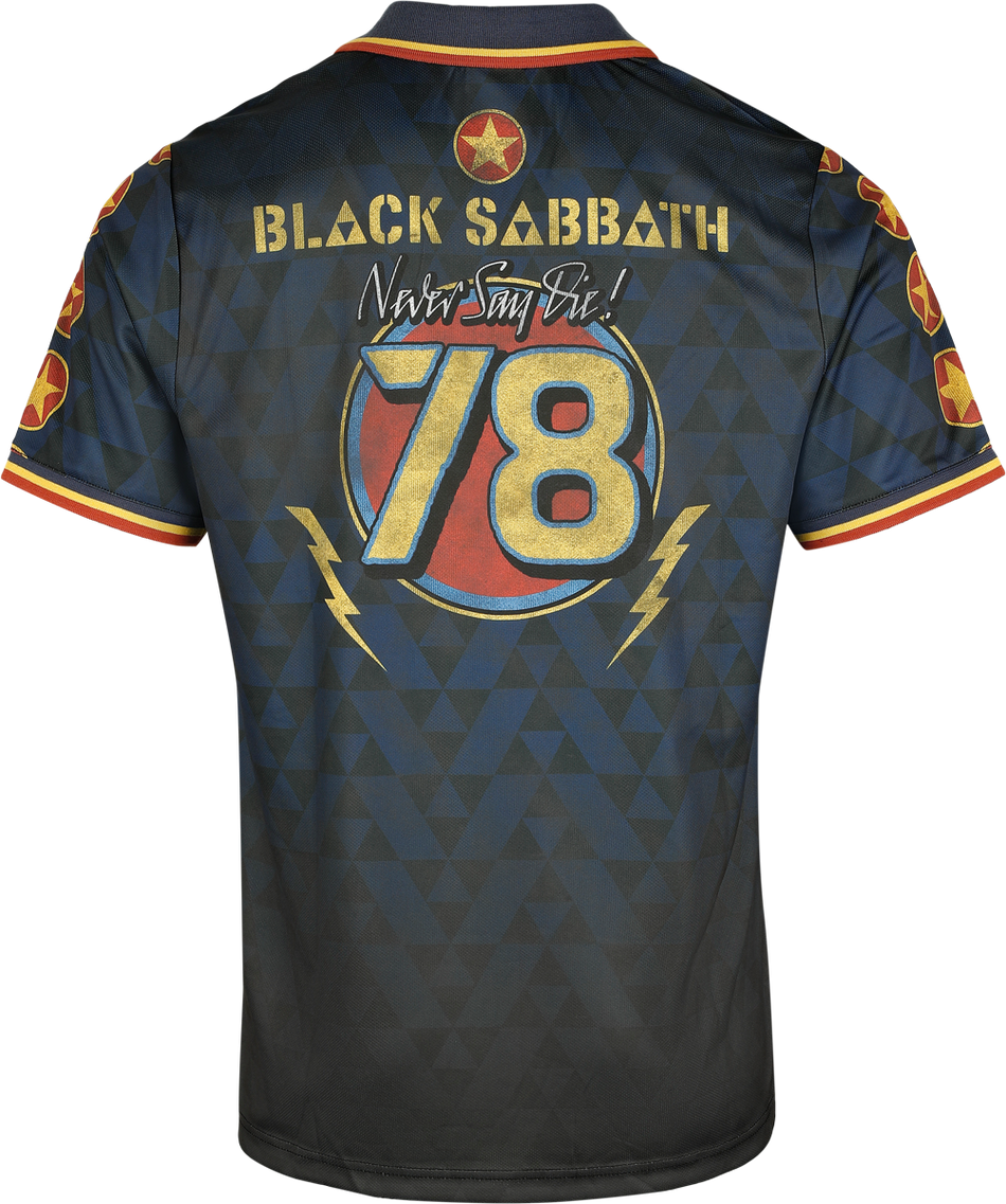 Jersey  de Black Sabbath - Amplified Collection - Never Say Die Rock FC - M à 3XL - pour Homme - multicolore - Black Sabbath - View 2