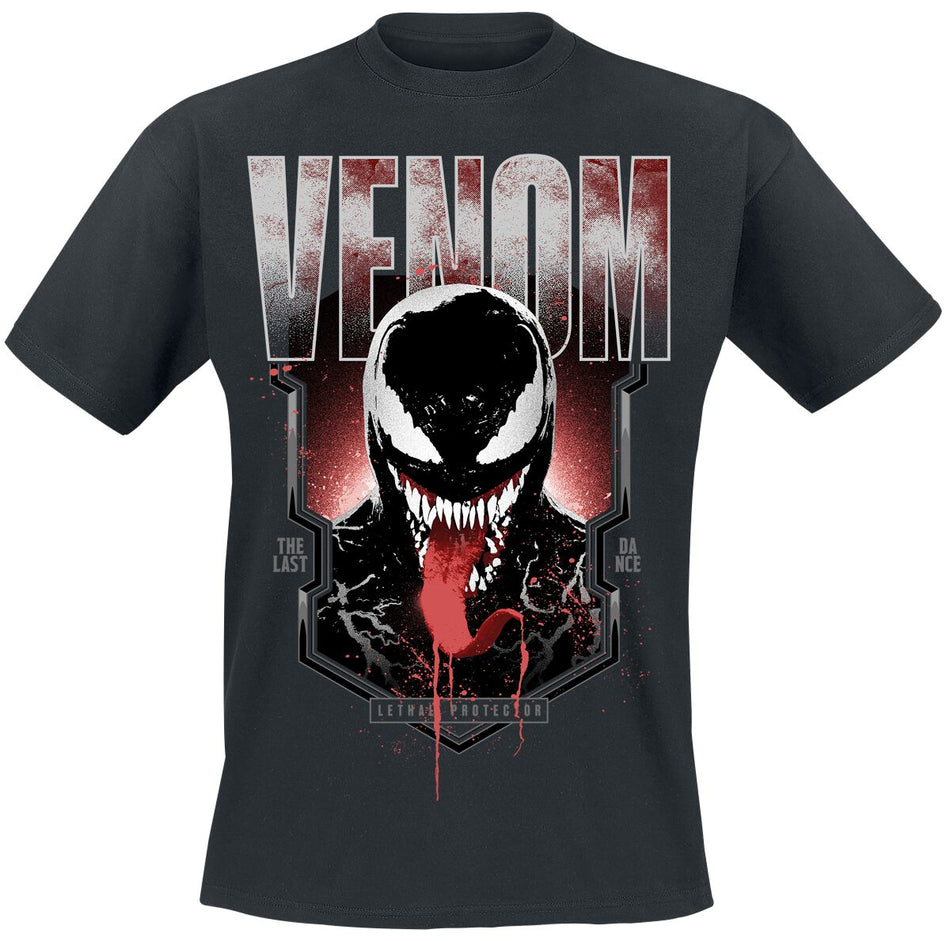 T-Shirt Manches courtes Disney de Venom (Marvel) - Lethal Protector - S à M - pour Homme - noir - Venom (Marvel)