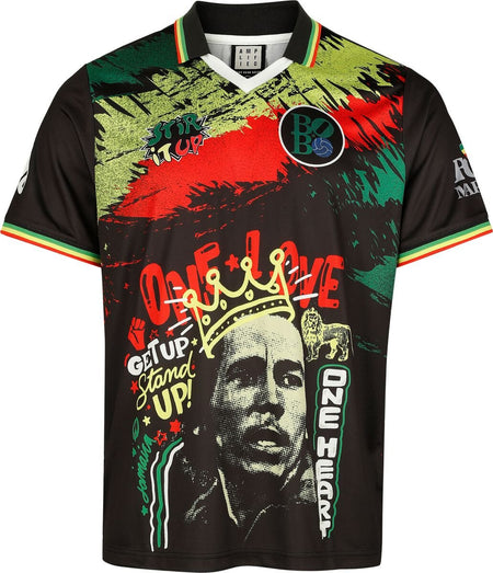 Jersey  de Bob Marley - Amplified Collection - One Love Rock FC - S à 5XL - pour Homme - multicolore - Bob Marley