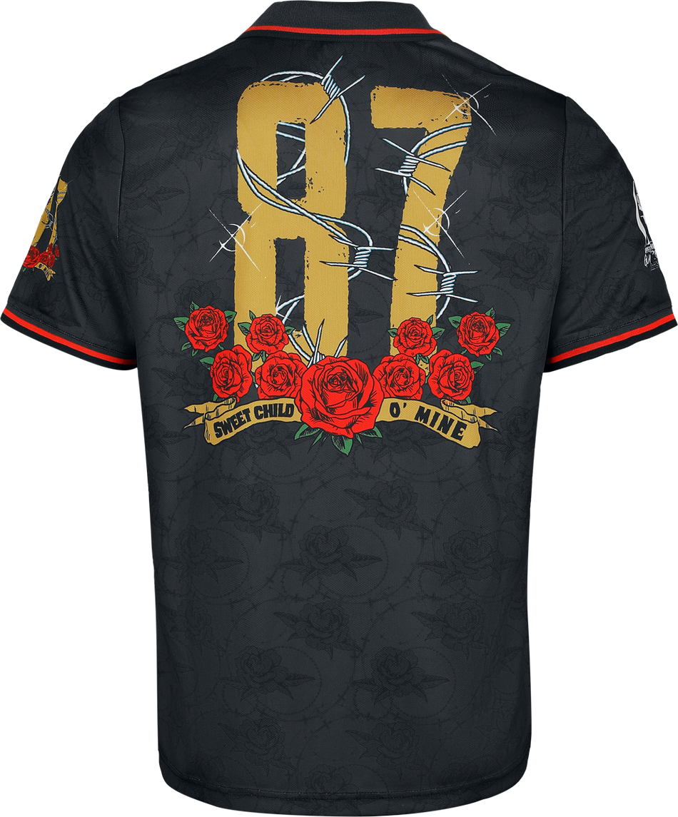 Jersey  de Guns N' Roses - Amplified Collection - Sweet Child O' Mine Rock FC - S à 5XL - pour Homme - multicolore - Guns N' Roses - View 2