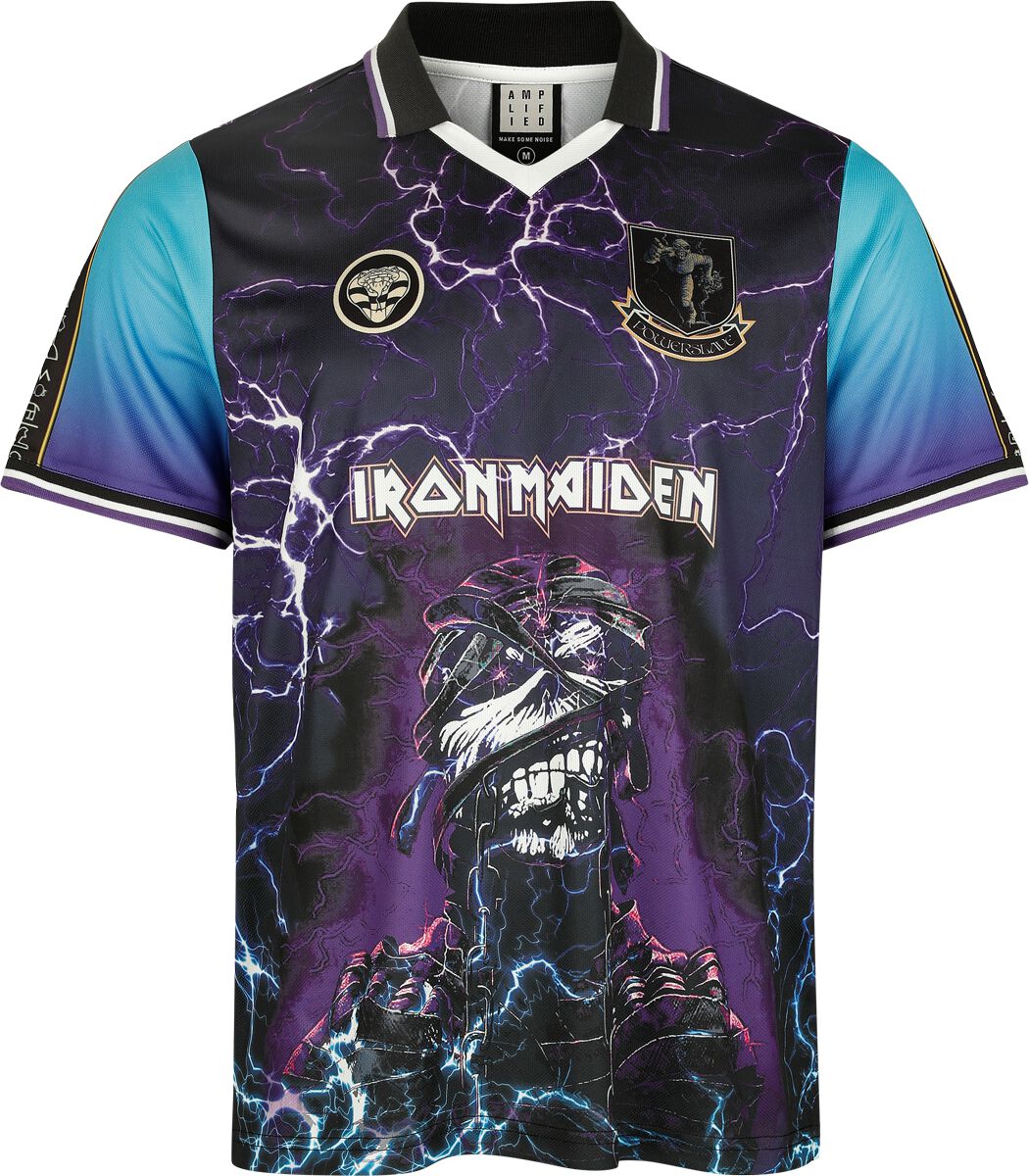 Jersey  de Iron Maiden - Amplified Collection - Powerslave Rock FC - S à M - pour Homme - multicolore - Iron Maiden