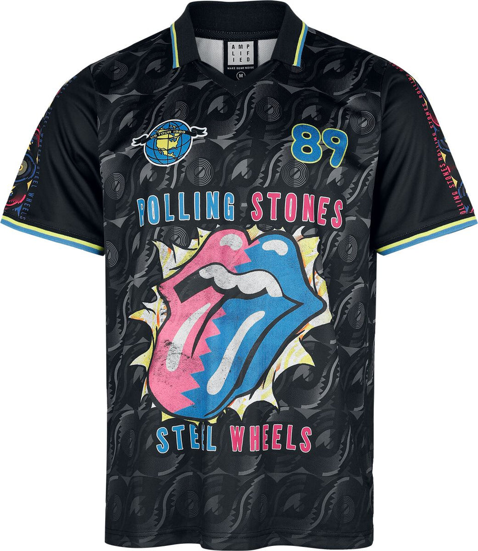 Jersey  de The Rolling Stones - Amplified Collection - Steel Wheels Rock FC - S à 5XL - pour Homme - multicolore - The Rolling Stones